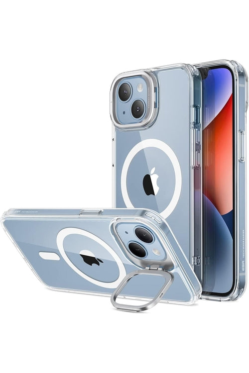 iPhone 14 Plus Case with MagSafe Feature, PC Signal TPU Clear Cover